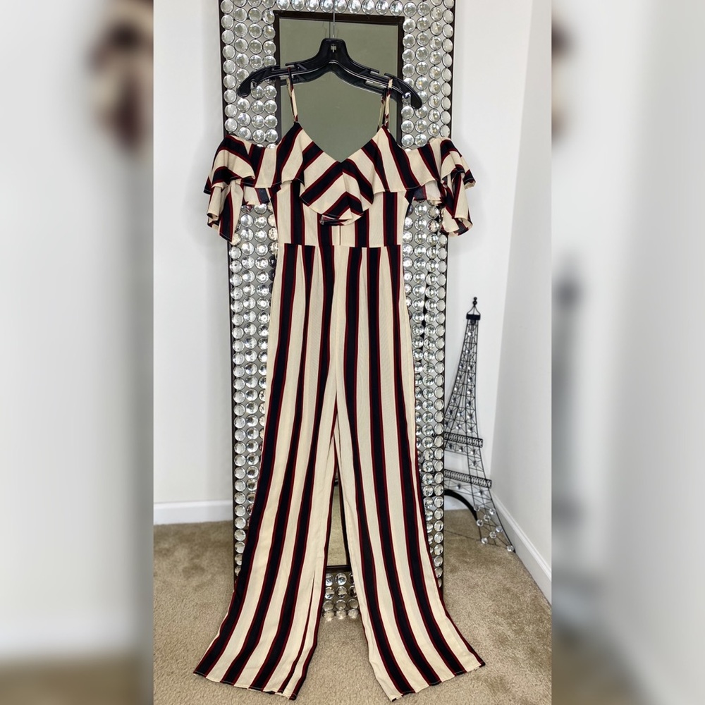 Striped Jumpsuit